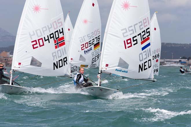 2014 ISAF Sailing World Cup Mallorca, day 5 - Laser Radial fleet © Thom Touw http://www.thomtouw.com